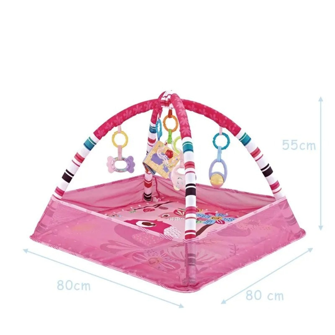 Tapis de jeux bébé rose