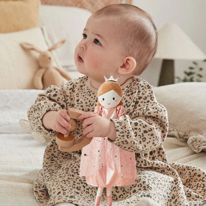 Doudou Bébé Fille | Belle poupée rose
