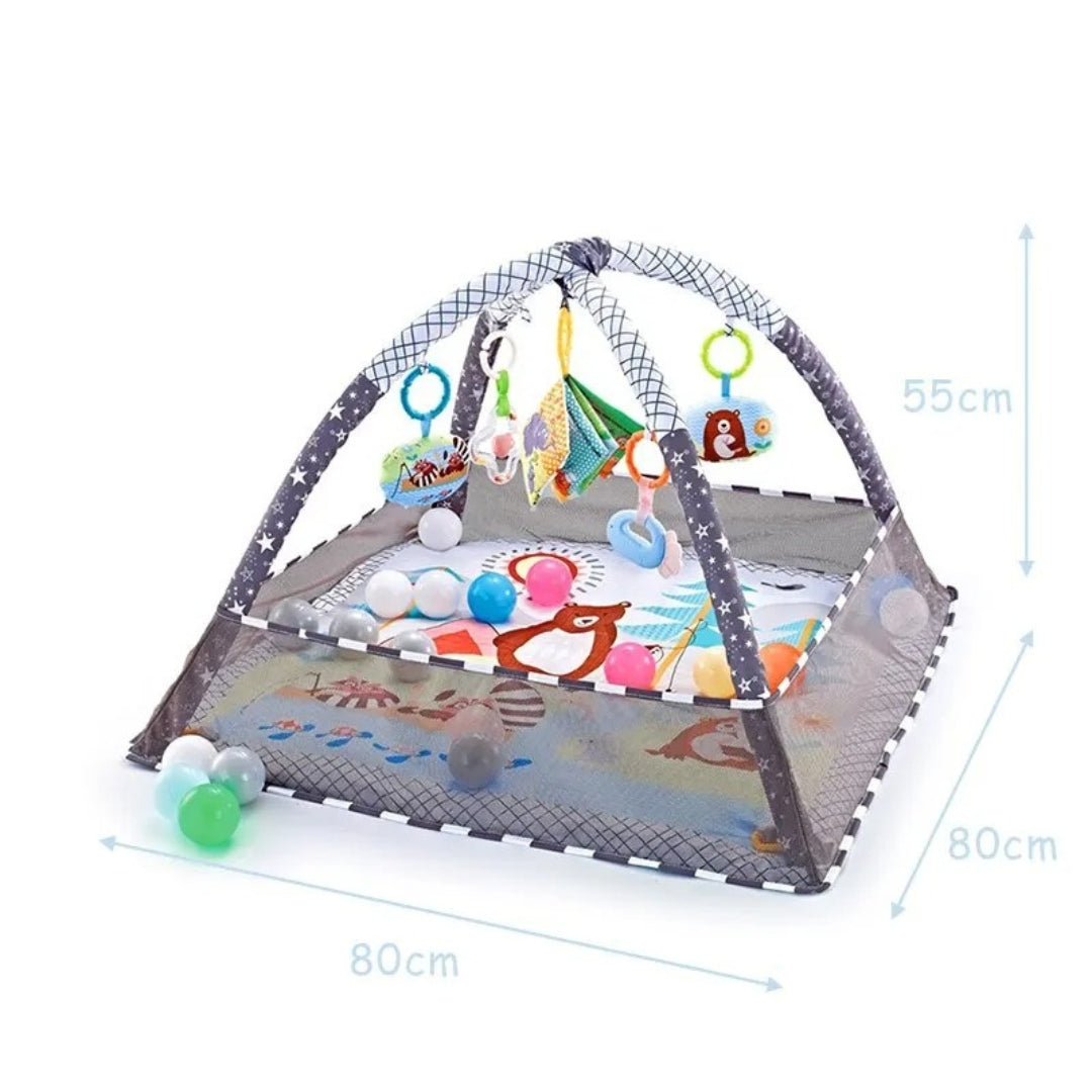 Tapis de jeux bébé gris