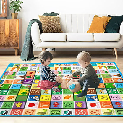 Tapis éveil antidérapant alphabet coloré