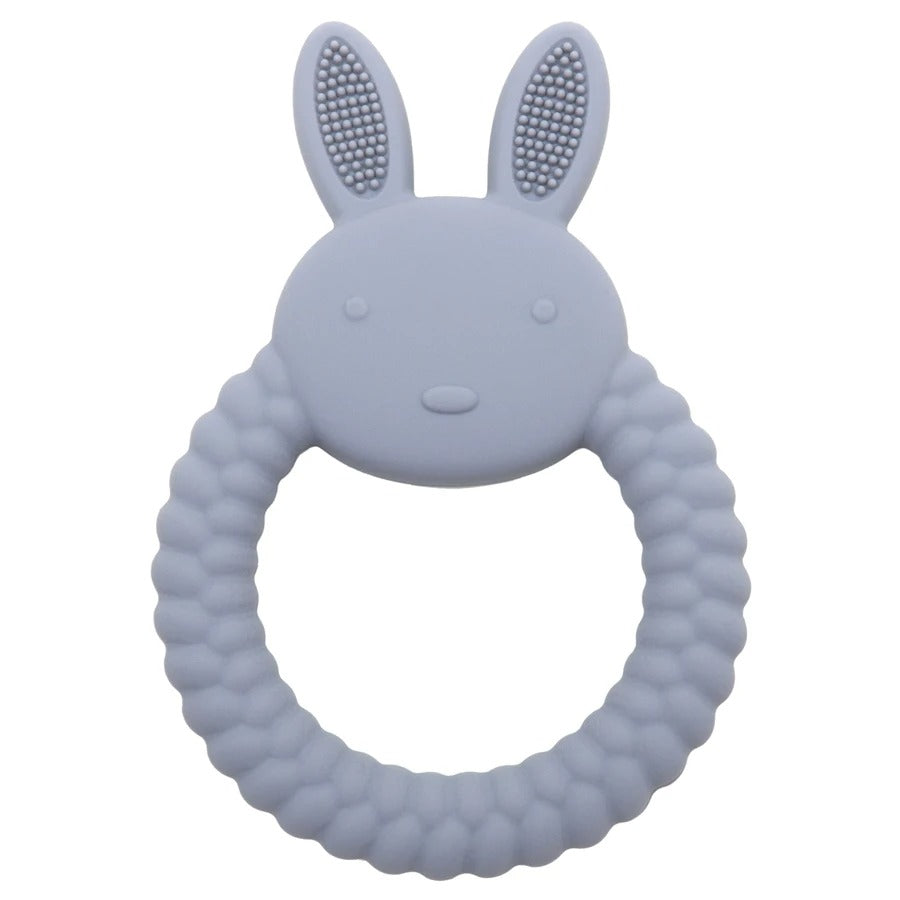 anneau de dentition bébé bleu lapin