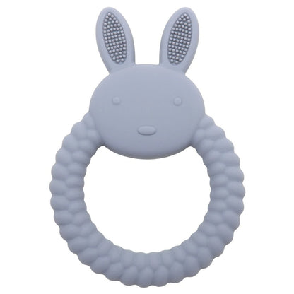 anneau de dentition bébé bleu lapin