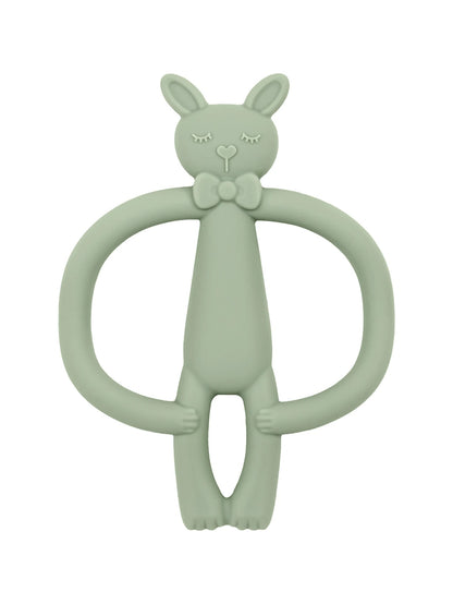 anneau de dentition lapin flexible pour soulager les gencives de bébé