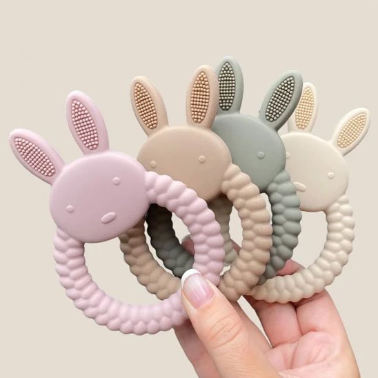 anneau de dentition silicone doux et flexible