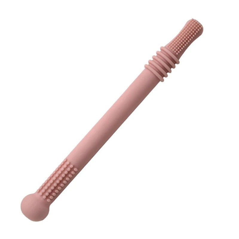anneau dentition en paille rose