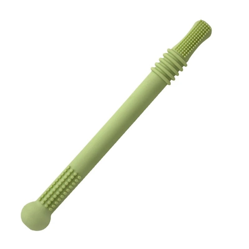 anneau dentition en paille vert