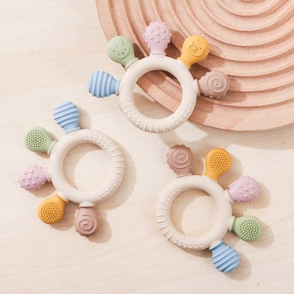 anneau dentition en silicone coloré