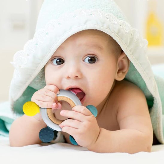 anneau dentition ergonomique pour nourrisson