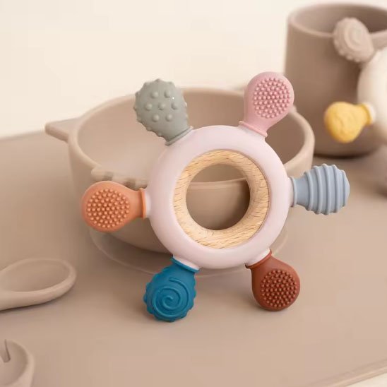 anneau dentition pour bébé apaisant gencives