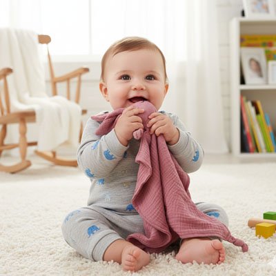 doudou lapin douceur pour bébé