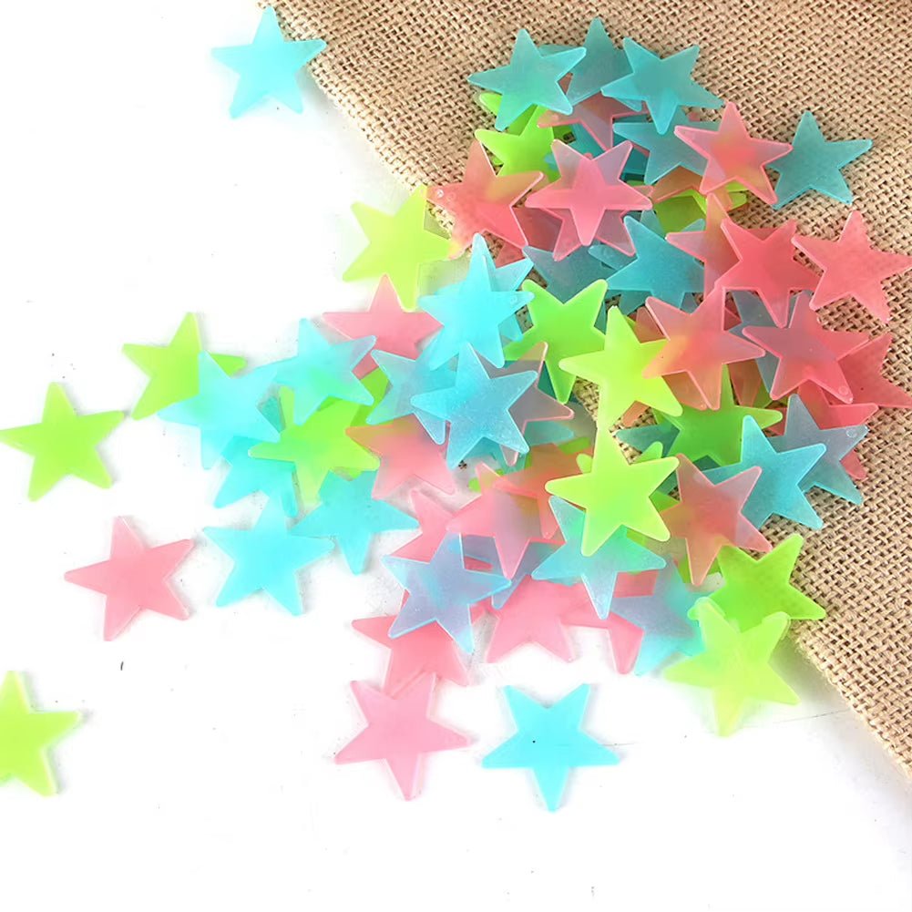 etoiles fluorescentes lumineuse