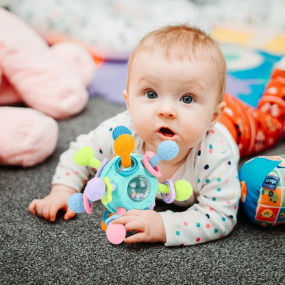 hochet bébé éducatif sensoriel multicolore