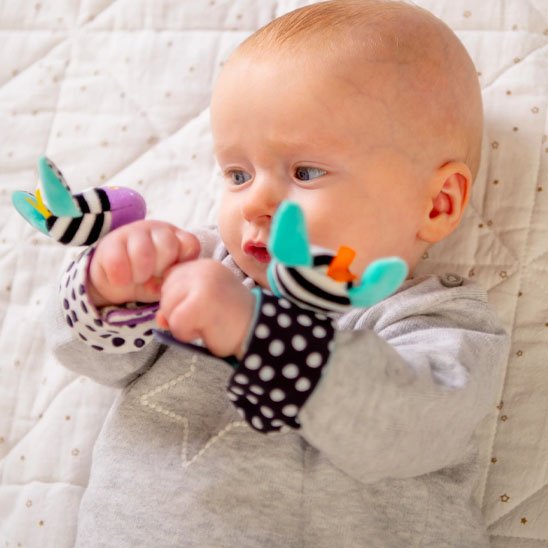 hochet bébé d’éveil avec animaux rigolos