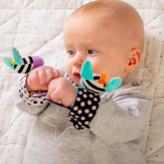 hochet bébé d’éveil avec animaux rigolos