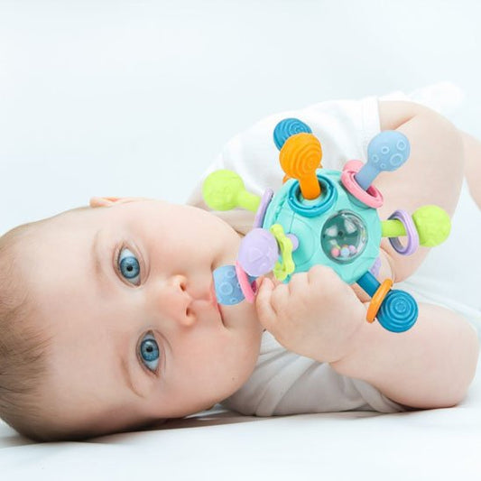 hochet bébé d’éveil en silicone sécurisé