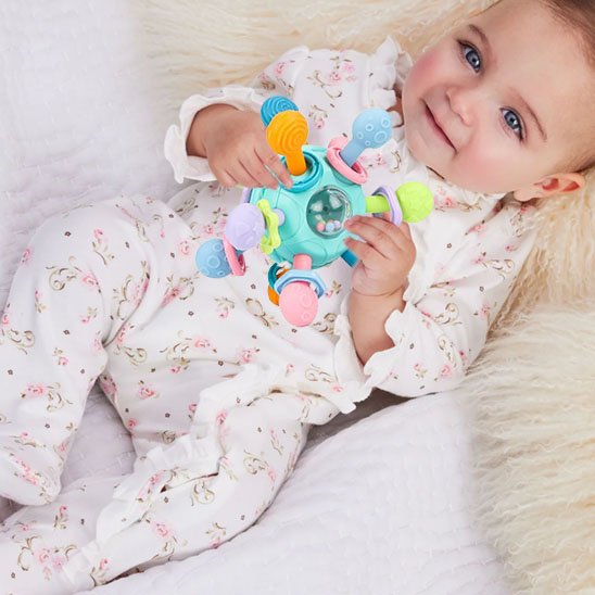 hochet bébé jouet d’éveil multifonction coloré
