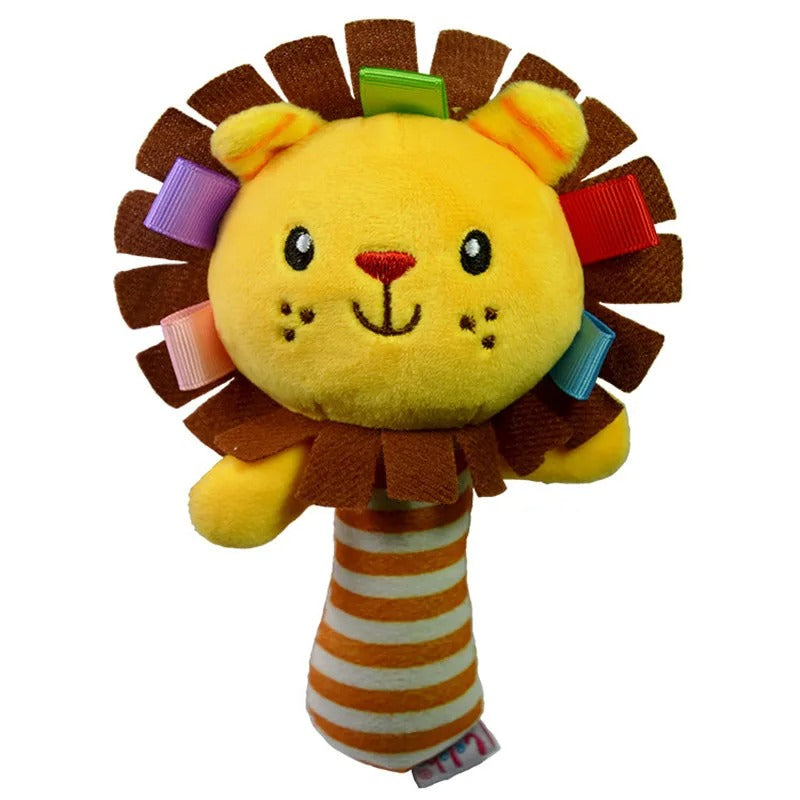 hochet bébé lion animal poupée