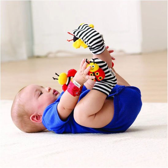 hochet bébé poignet éducatif pour nouveau-né