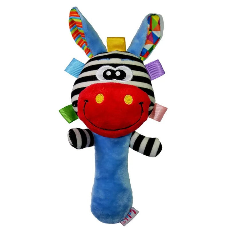 hochet bebe zèbre animal poupée