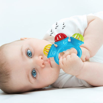 jouet hochet bébé plastique sensoriel