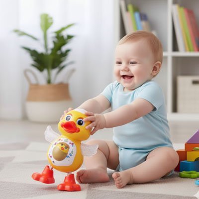 jouet canard eveil bebe pour apprentissage ludique