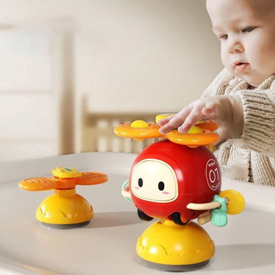 jouet pour bébé avec hélices rotatives