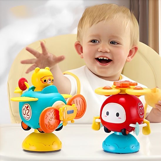 jouet pour bébé avion ours et lapin mignon