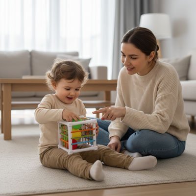 jouet tactil eveil bebe pour développer motricité