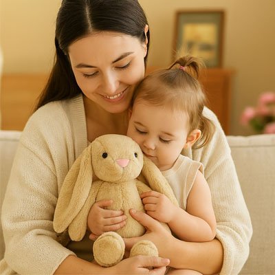 Peluche Lapin Beige