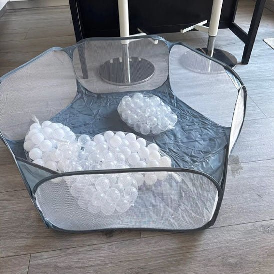 piscine a balle bebe facile à ranger et transporter