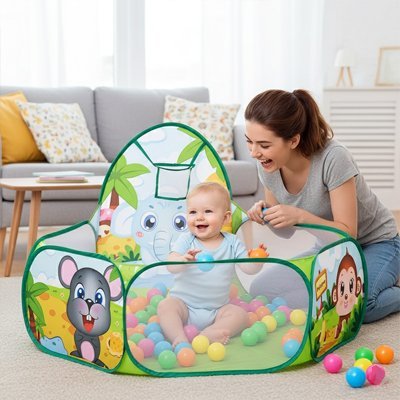 piscine a balle bebe idéale pour aire de jeu à la maison