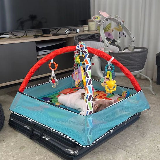 tapis de jeux bébé sensoriel pour éveil et motricité
