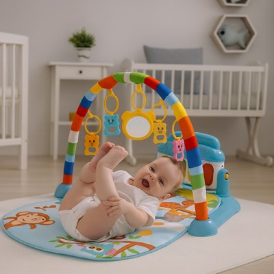tapis eveil bebe confortable et sécurisé pour nouveau-né