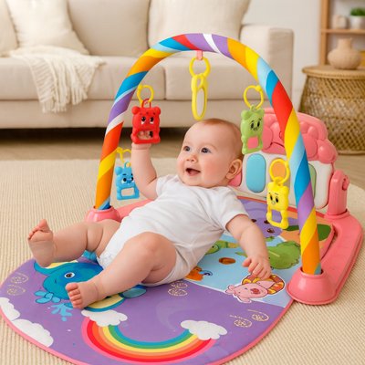 tapis eveil bebe pliable multifonction pour développement moteur