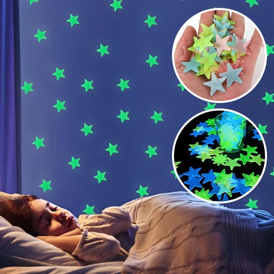 étoiles fluorescentes pour décorer chambre