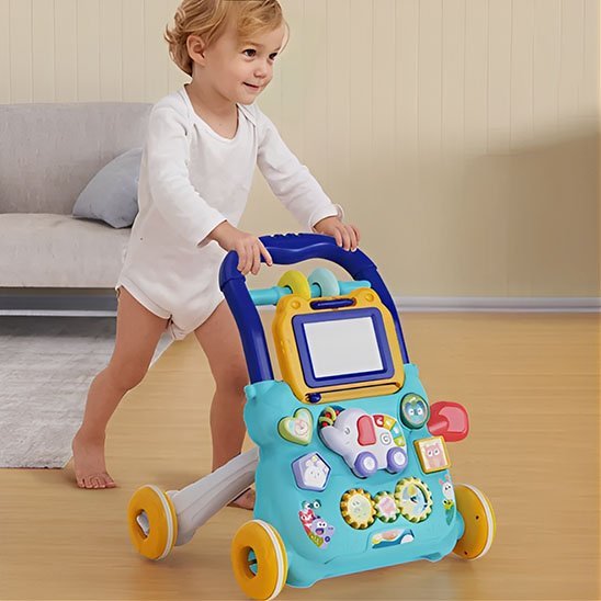trotteur bébé activités musicales interactif