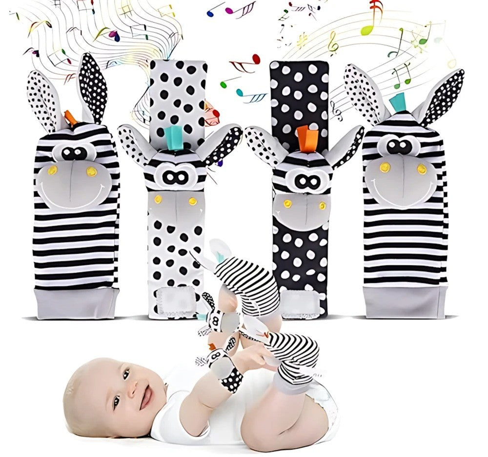 Hochet bébé sensoriel | Éveil apaisant