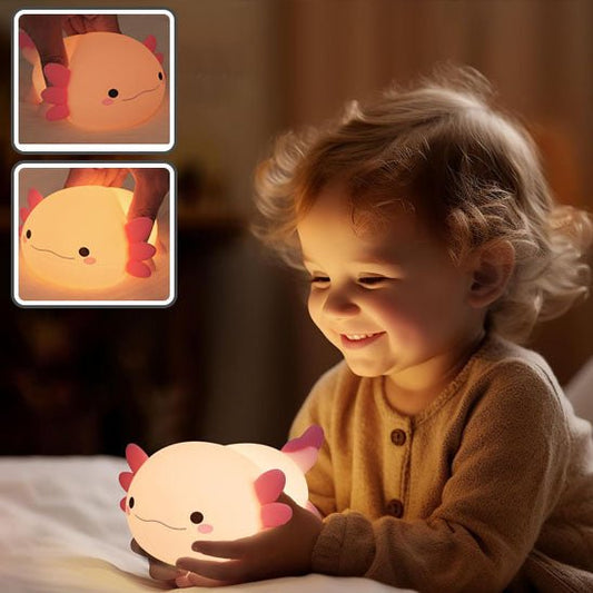 veilleuse bébé animal axolotl