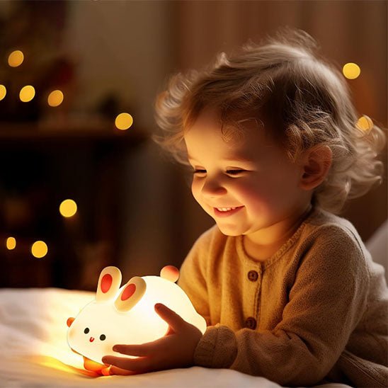 veilleuse bébé lumineuse lapin